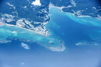 辺野古海岸線の上空写真